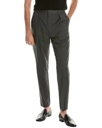 Theory Novel Wool Pant In Black