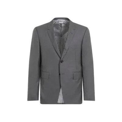 Thom Browne Coats & Jackets In Grey