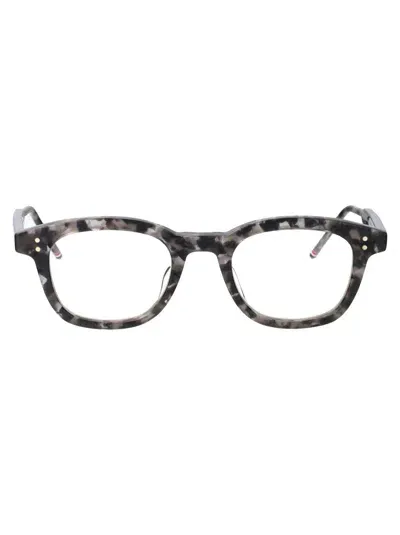 Thom Browne Optical In Grey Tortoise