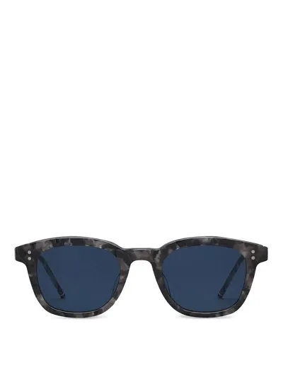 Thom Browne Rectangular-frame Sunglasses In Gris