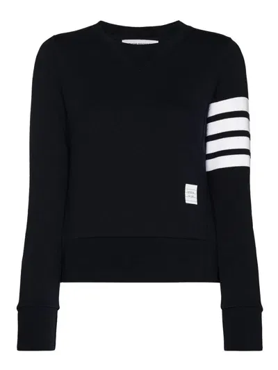 Thom Browne Crewneck In Blue