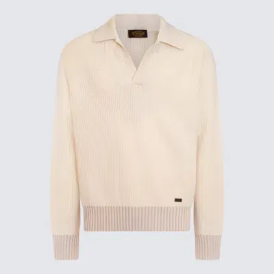 Tod's White Wool Knitwear