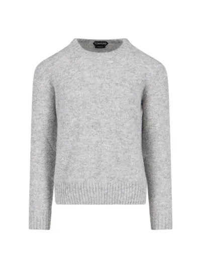 Tom Ford Basic Sweater In Grey