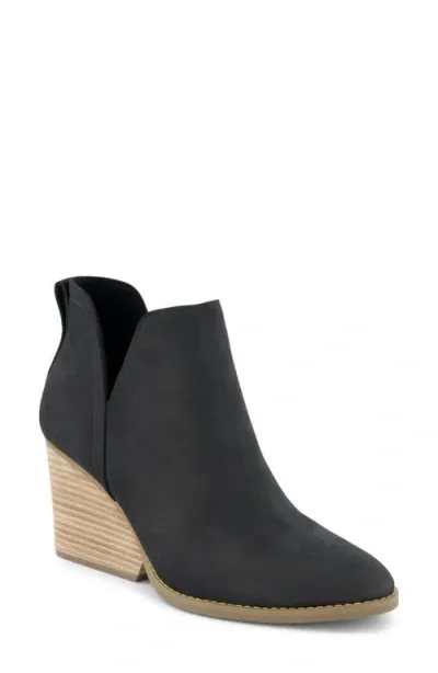 Toms Eliza Suede Bootie In Black