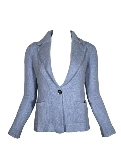 Tonet Women Eco Sweater Jacket In Light Blue