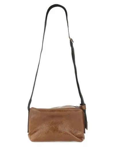 Uma Wang Small Leather Bag In Brown