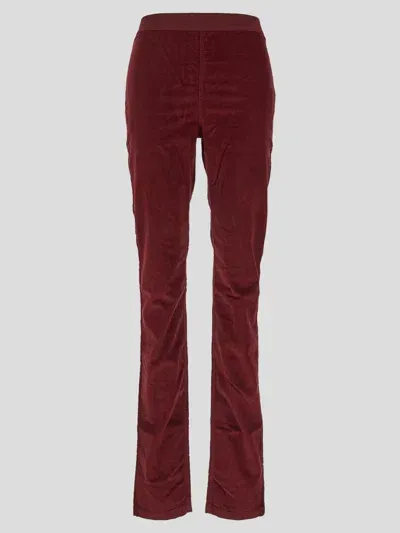 Uma Wang Trousers In Red