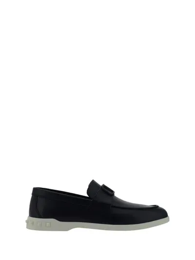 Valentino Garavani Loafers In Nero