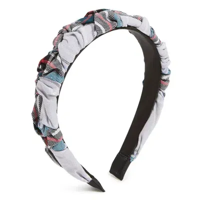 Vera Bradley Outlet Cotton Ruched Headband In Grey