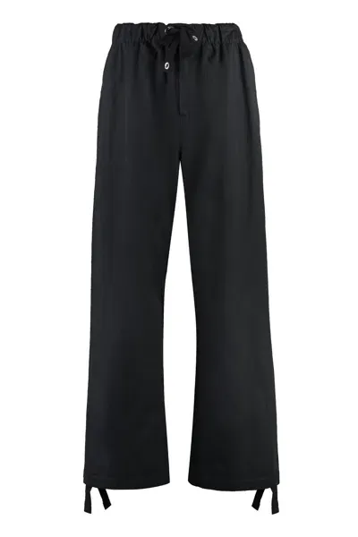 Versace Men's Cotton Trousers In Black