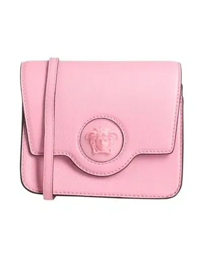 Versace Woman Cross-body Bag Pink Size - Calfskin