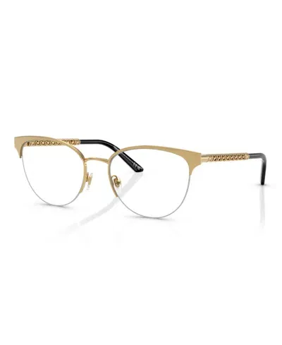 Versace Women's Eyeglasses, Ve1297 In Gold