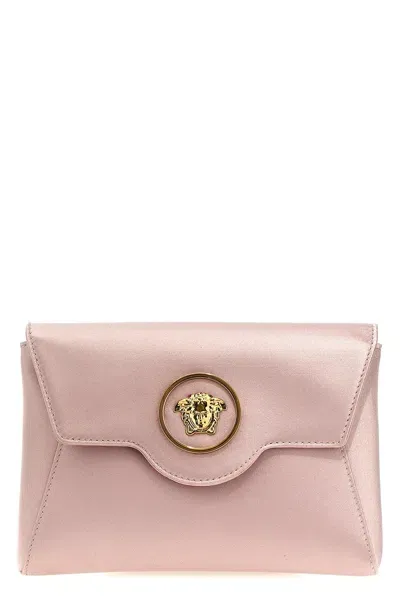 Versace La Medusa Kuvert-clutch In Pink