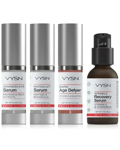 Vysn Unisex Advanced Anti-aging Quartet In White