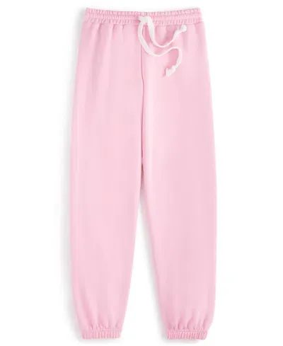 With Jules Kids' Big Girls Jogger Sweatpants In Medium Pink