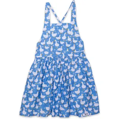 Worthy Threads Kids'  Girls Tie Back Dress In Blue