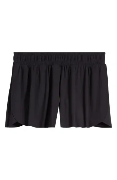 Zella Girl Kids' Run Play Skirty Shorts In Black