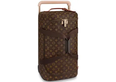 Pre-owned Louis Vuitton  Horizon Duffle Soft Monogram 55 Brown