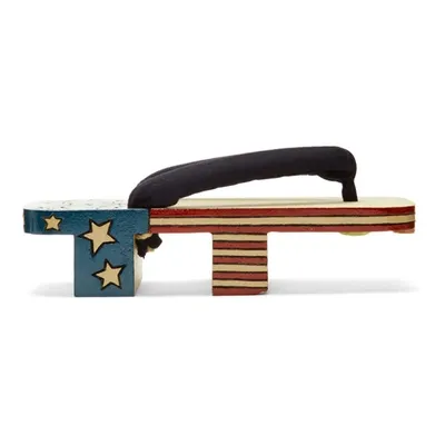 Visvim American Flag Greta Sandals In White