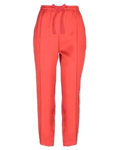 Semicouture Pants In Red