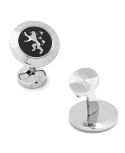 Cufflinks, Inc Lannister Filigree Stainless Steel Cufflinks In Black