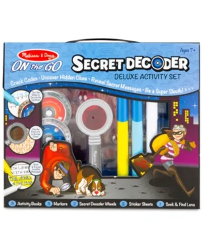 Melissa & Doug Kids' Secret Decoder Deluxe Activity Set In No Color