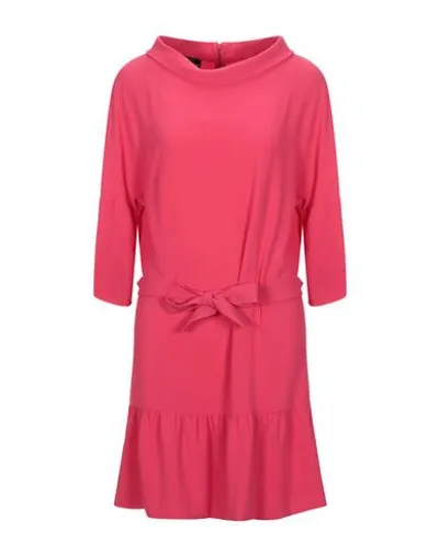 Boutique Moschino Short Dresses In Pink