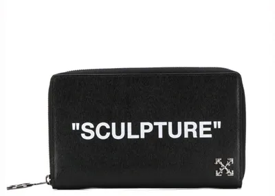 Pre-owned Off-white  Wallet Sculpture Black White