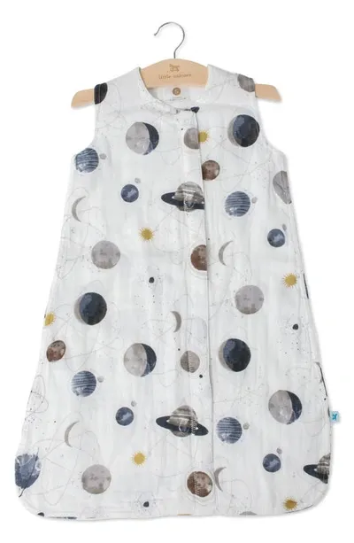 Little Unicorn Kids' Cotton Muslin Wearable Blanket In Planetary