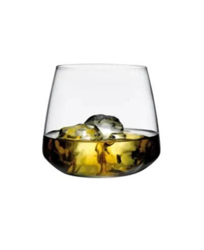 Nude Glass Mirage Whisky 4-piece Crystal Glass Set In Clear