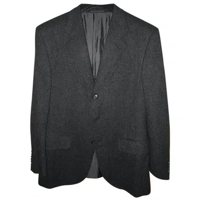 Pre-owned Cantarelli Wool Vest In Anthracite