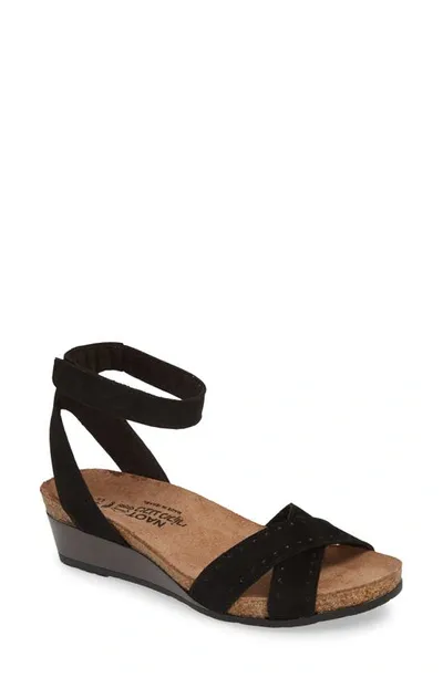 Naot Wand Wedge Sandal In Multi