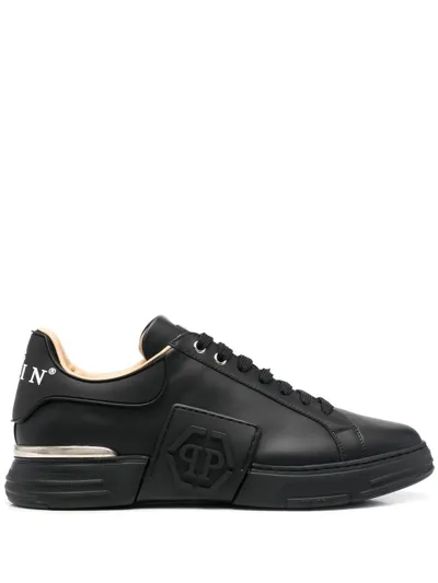 Philipp Plein Lo-top Sneakers Hexagon In Black  