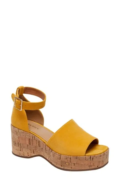 Lisa Vicky Laud Platform Sandal In Sunflower