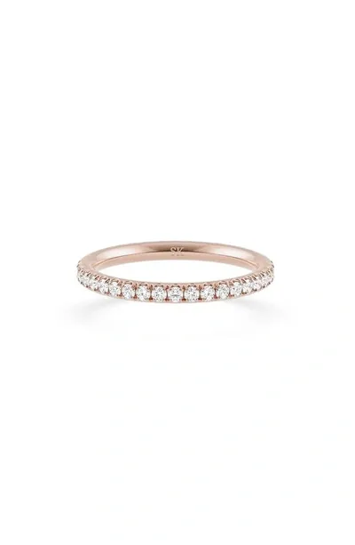 Spinelli Kilcollin 18k Rose Gold Pavé Diamond Band Ring