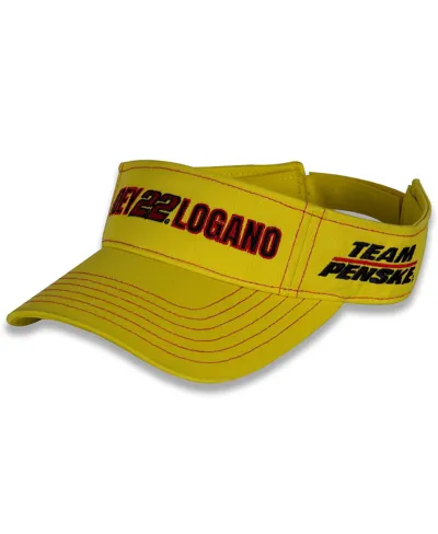 Team Penske Men's  Yellow And Red Joey Logano Team Sponsor Adjustable Hat