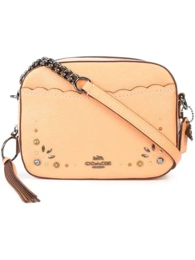 Coach Prairie Rivets Camera Bag In Pink