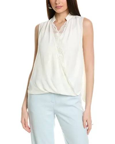 Bcbgmaxazria Woven Blouse In White