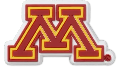 Jibbitz Kids' University Of Minnesota In Red