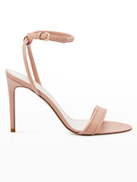 Prota Fiori Freesia Apple Skin Sandals In Blush