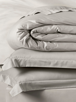 Boll & Branch Organic Reserve Duvet Set In Pewter