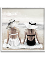 Stupell Beach Friends Ocean Shore Framed Giclee Wall Art By E. Anthony Orme