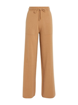 Max Mara Wool-cashmere Straight Sweatpants In Camel