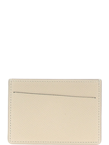 Maison Margiela Stitching Card Holder In Gray