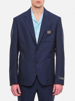 Versace Formal Jacket In Navy