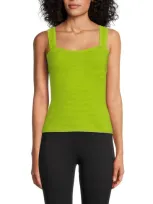 Bcbgmaxazria Women's Ribbed Sweater Tank Top In Lime