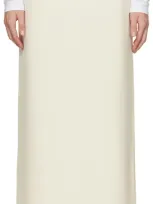 Colleen Allen Ssense Exclusive Beige Straight Maxi Skirt In Blush Beige