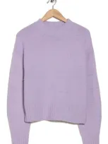 Elodie Crewneck Sweater In Light Purple