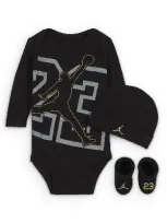 Jordan Baby (0-9m) See Me Shine 3-piece Boxed Set In Black