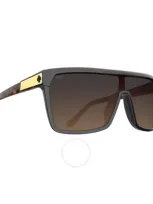 Spy Flynn Happy Dark Brown Fade Shield Unisex Sunglasses 6700000000259